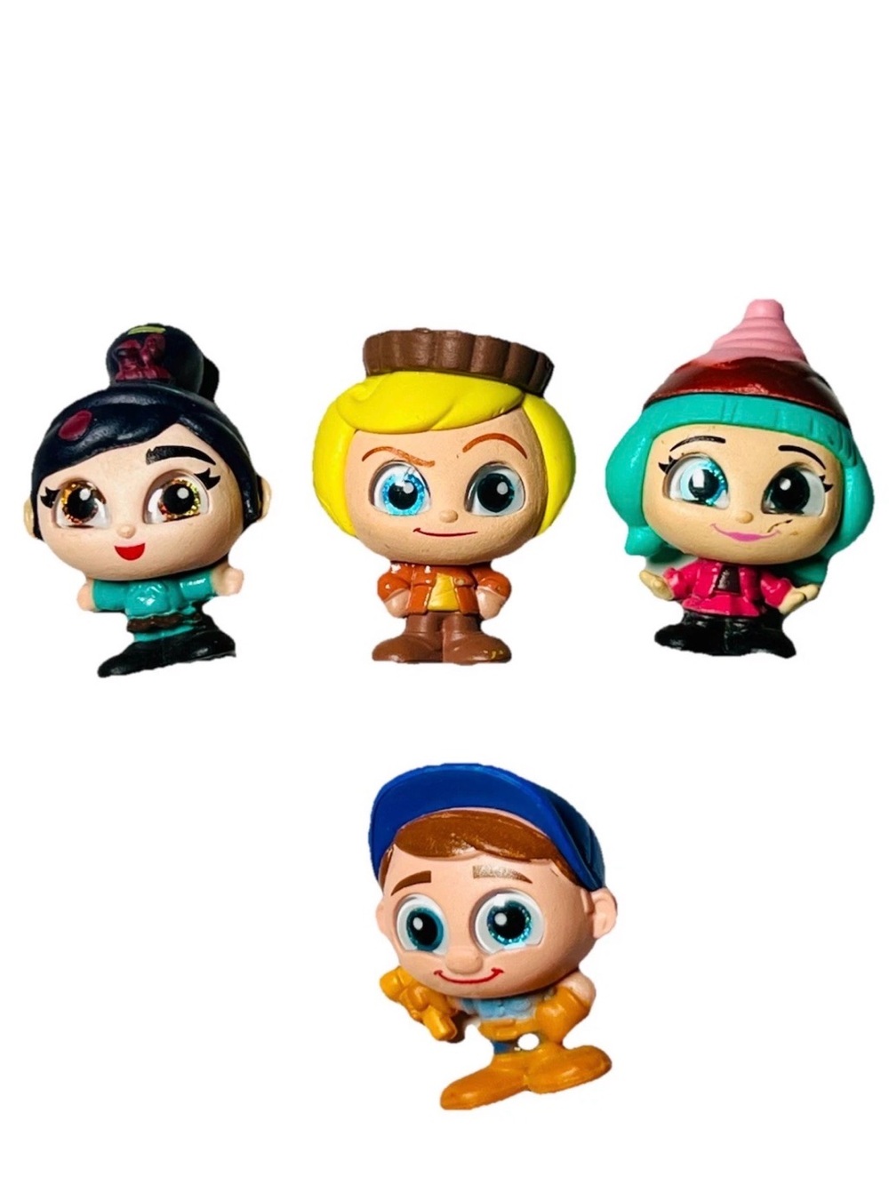 Disney Doorables Lot Of 4 Figures Wreck it Ralph Penelope Fix It Felix